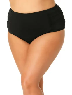 Anne Cole High Waist Tummy Control Plus Size Bikini Brief