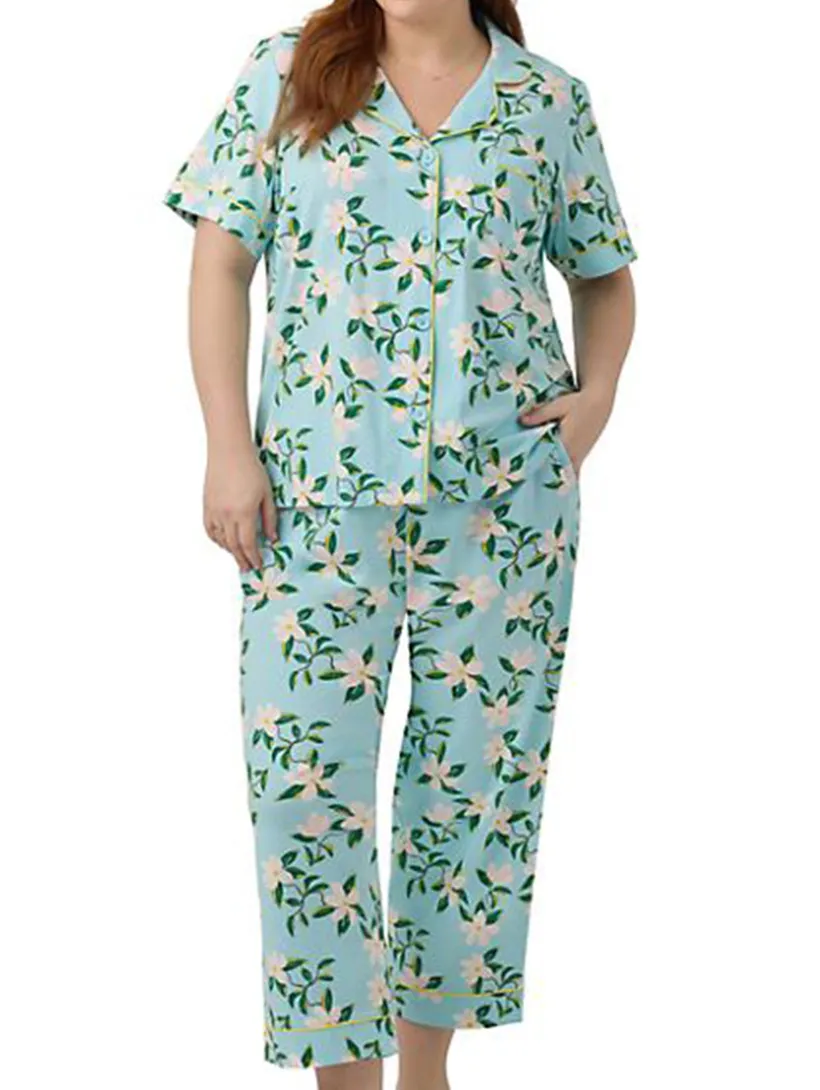 Bed Head Short Sleeve Classic Crop PJ Set