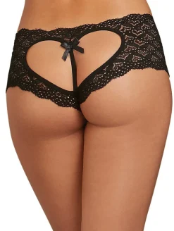Dreamgirl Heart Lace Open Panty
