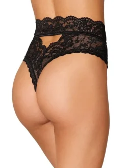 Dreamgirl High Waist Lace Thong