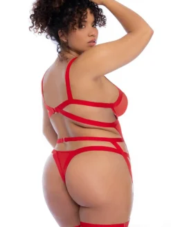 Mapale Strappy Garter Teddy